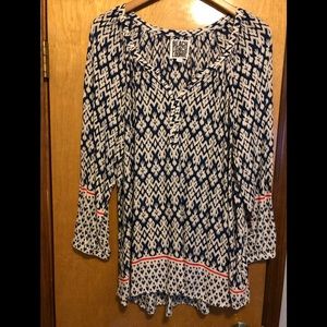 Beach Lunch Lounge size large beach coverup/shirt